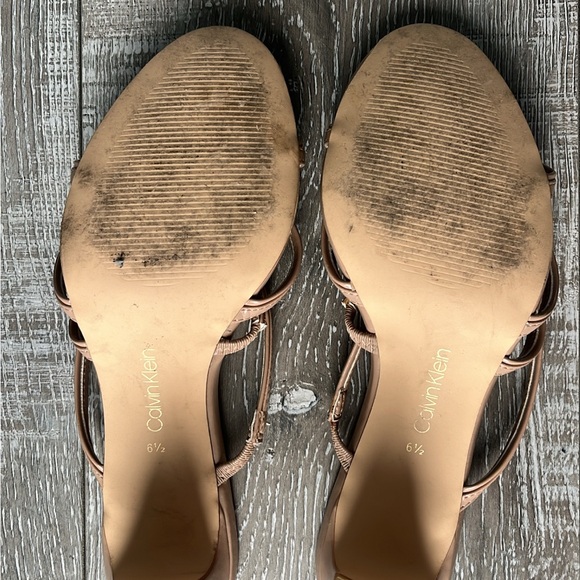 Nude Calvin Klein Sandals - Picture 3 of 3